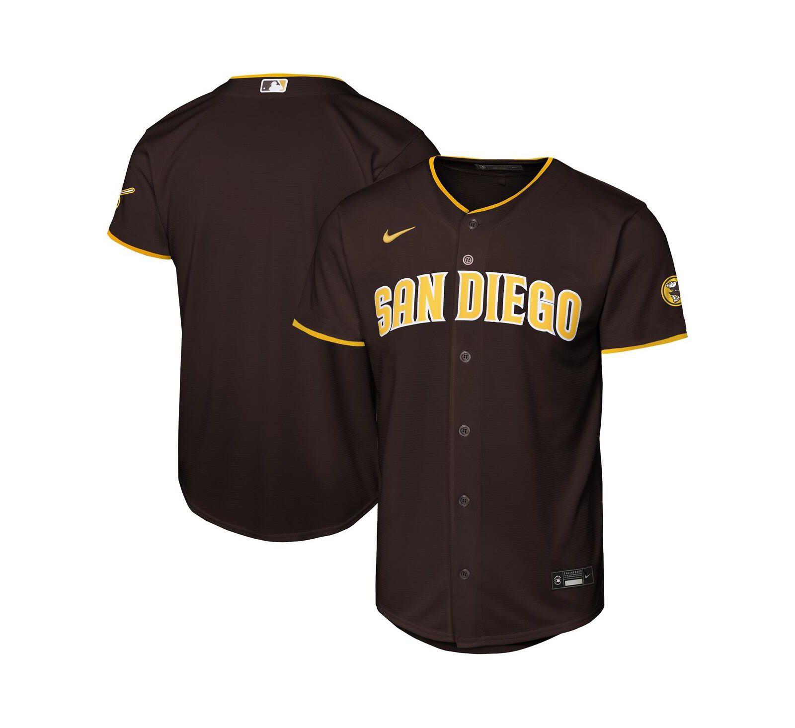 Nike Big Boys and Girls Brown San Diego Padres Home Stadium Jersey