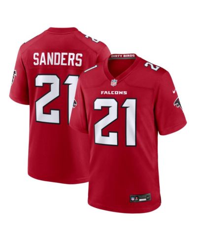 Мужская джерси Nike Deion Sanders Red Atlanta Falcons Retired Player Game