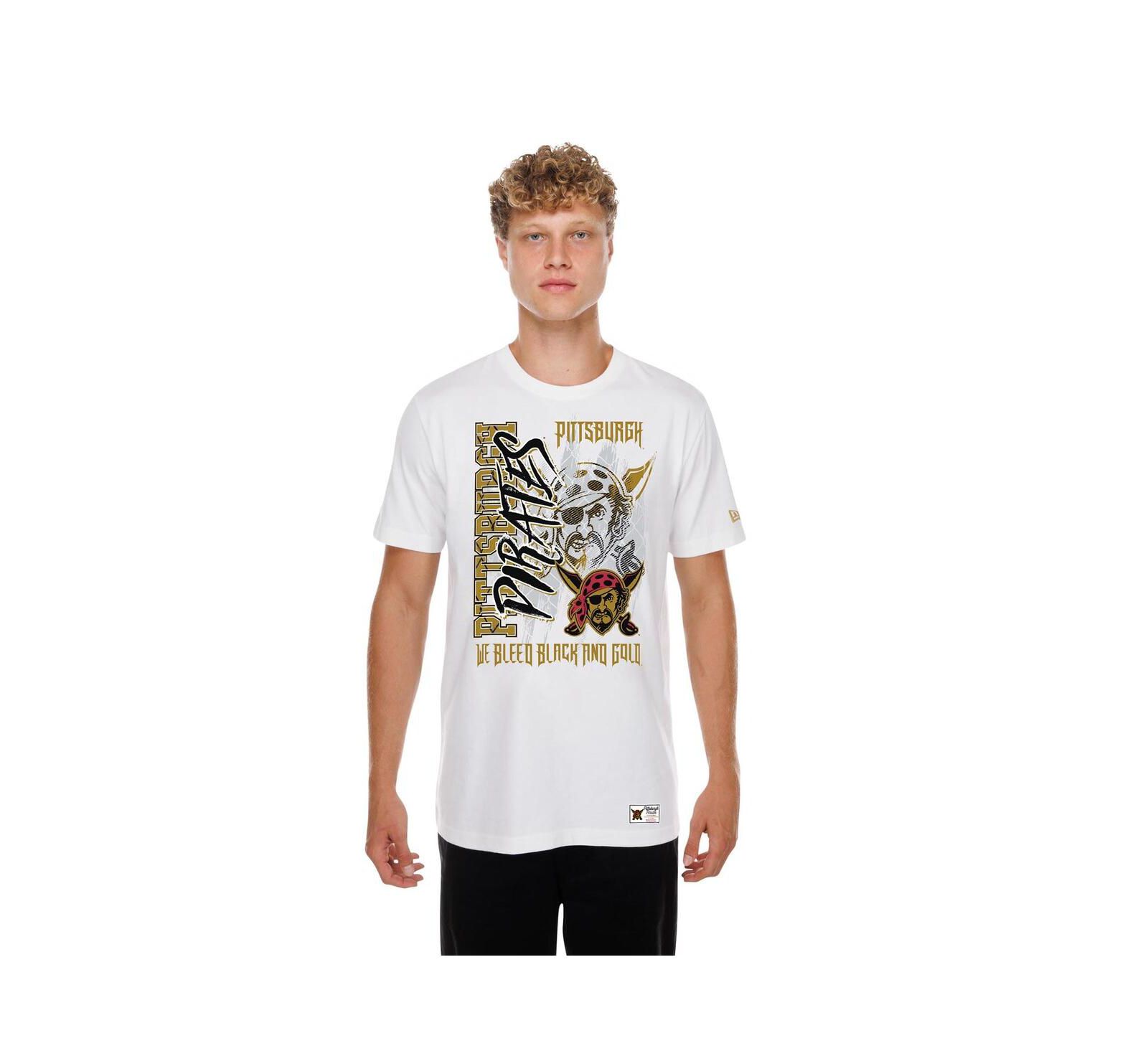 Мужская футболка New Era White Pittsburgh Pirates 2026 City Connect Photo Real