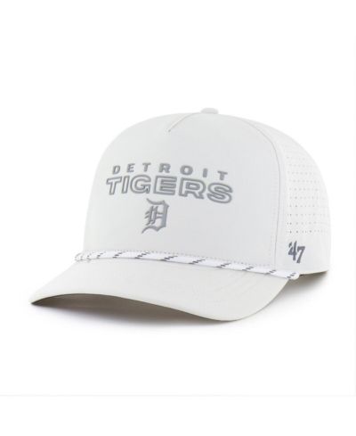 Мужская кепка '47 Brand White Detroit Tigers Forward Vault Hitch Adjustable Hat