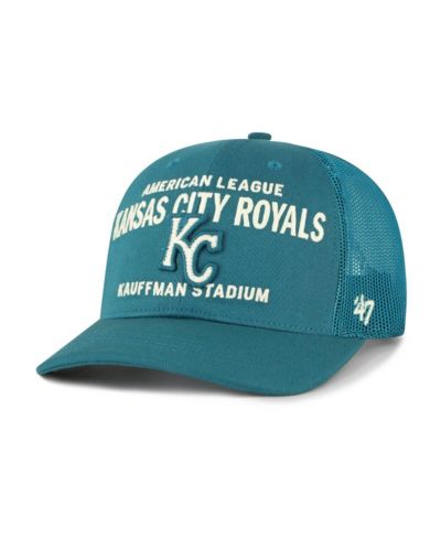 '47 Brand Men's Teal Kansas City Royals Contemporary Hitch Adjustable Trucker Hat