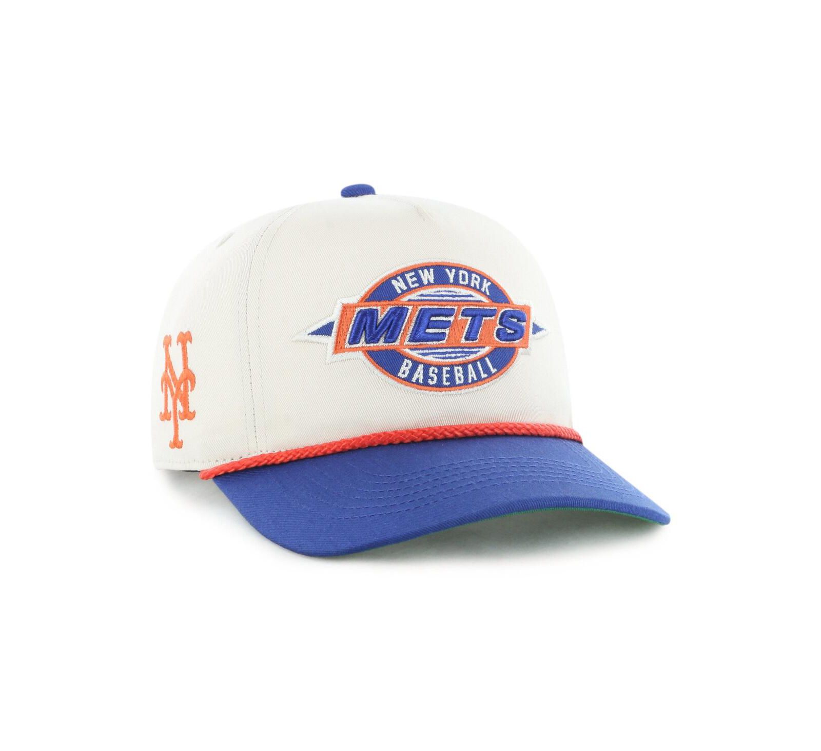 Мужская регулируемая кепка '47 Brand New York Mets Frame Out, натуральный/королевский синий