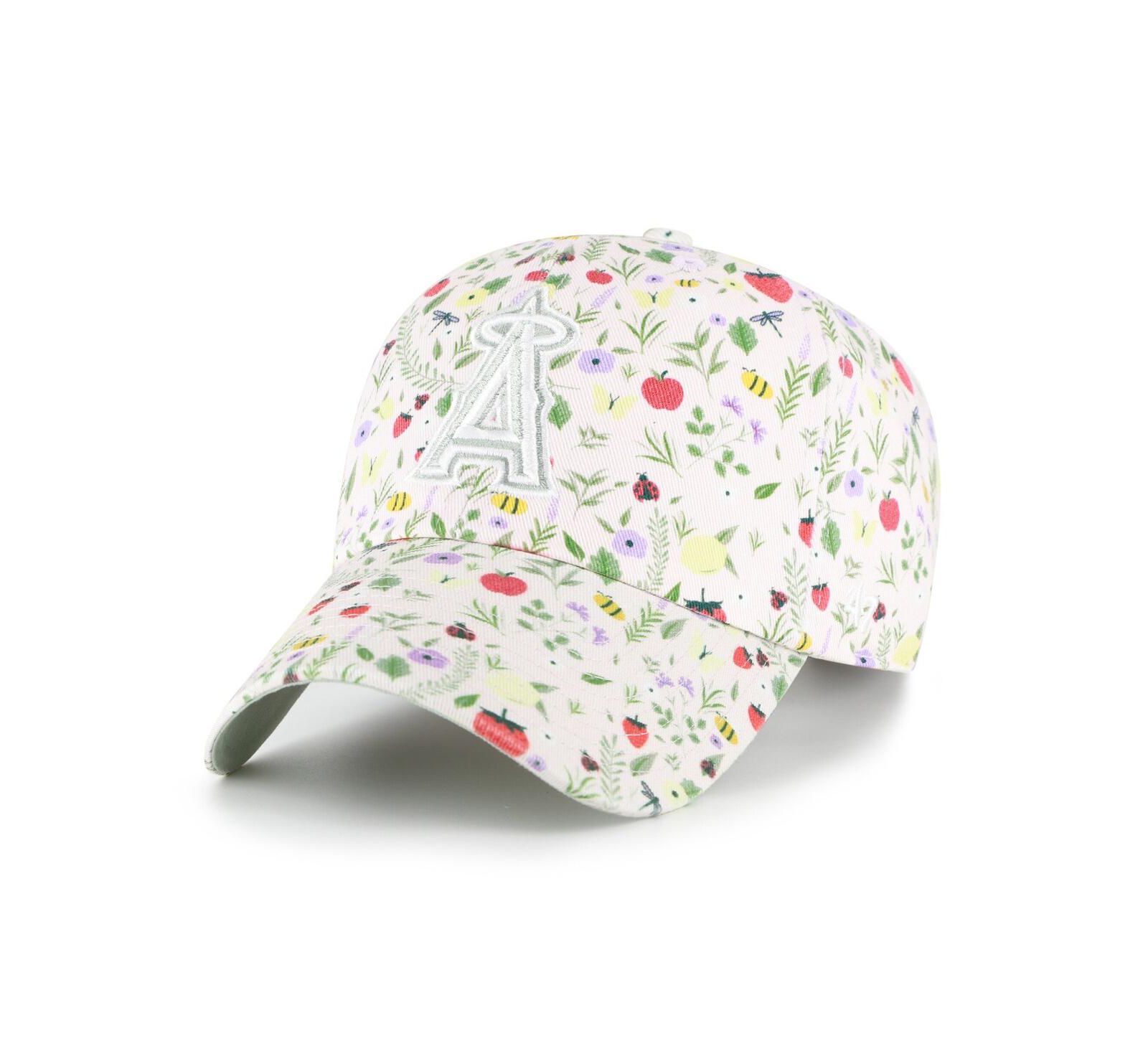 Женская кепка '47 Brand Light Pink Los Angeles Angels Posey Clean Up Adjustable