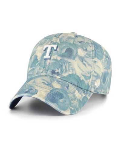 Женская кепка '47 Brand Blue Texas Rangers Gardenia Clean Up Adjustable