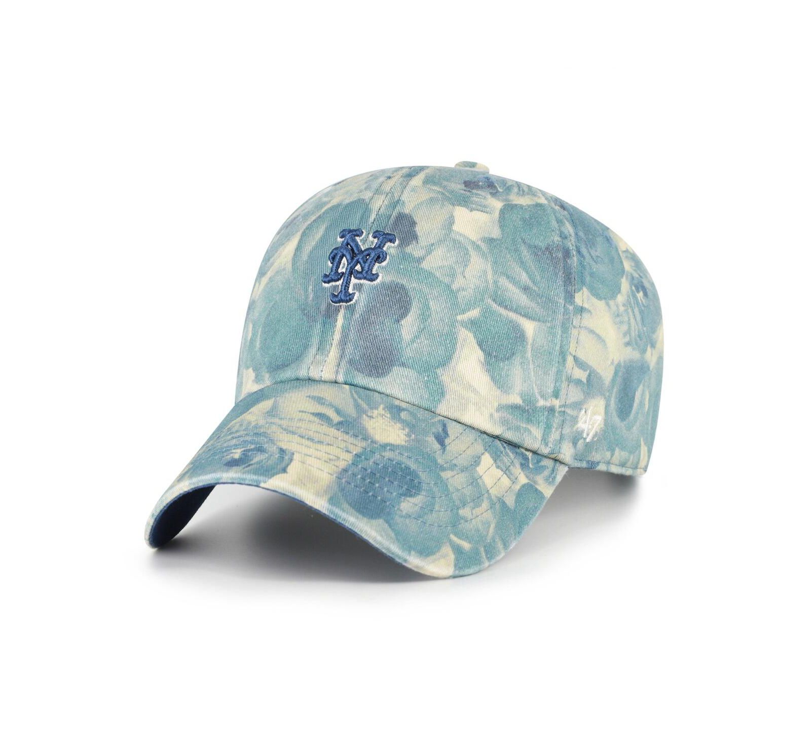 '47 Brand Женская синяя кепка New York Mets Gardenia Clean Up регулируемая