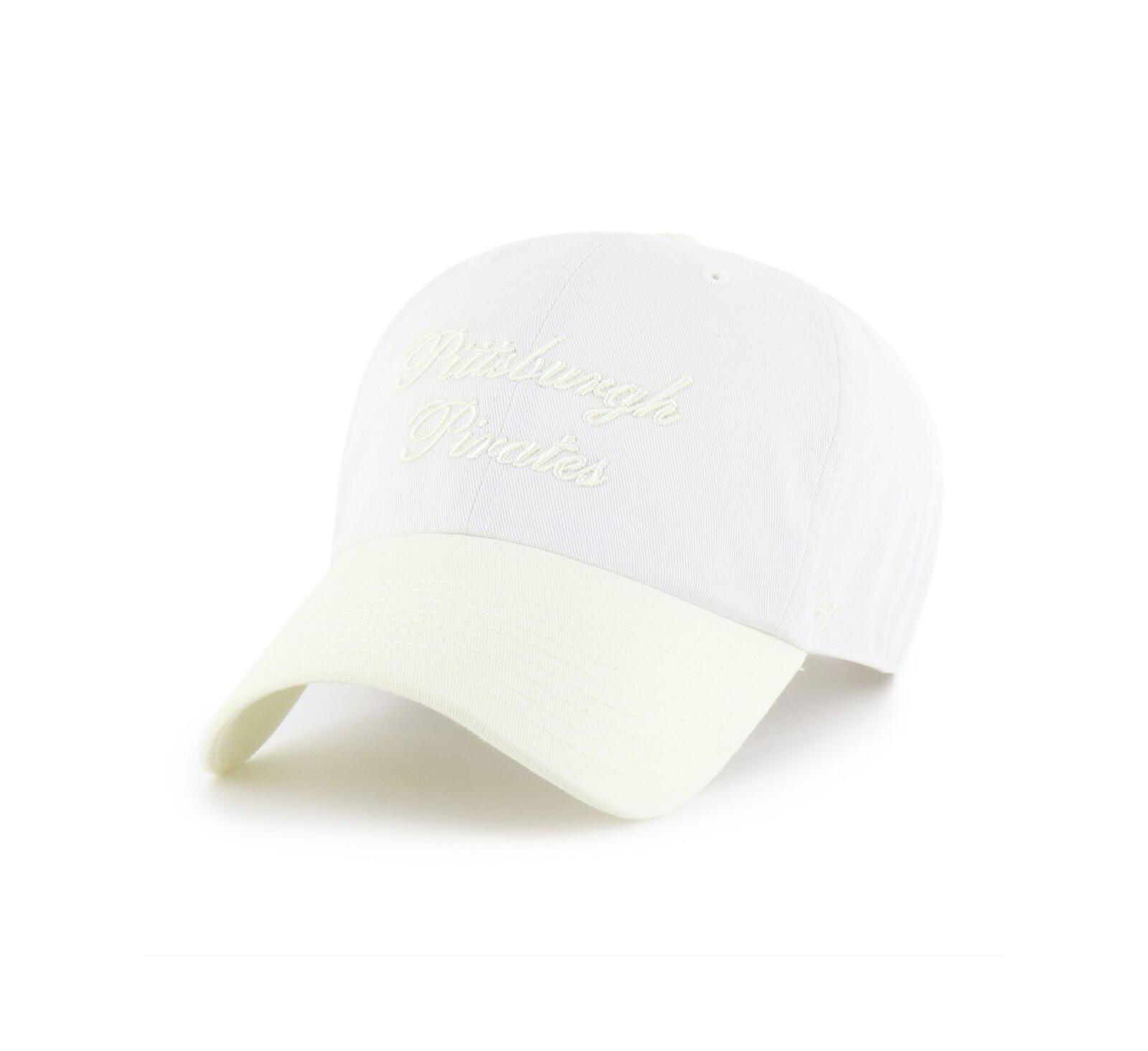 '47 Brand Women's White/Yellow Pittsburgh Pirates Gelato Two-Tone Clean Up Adjustable Hat