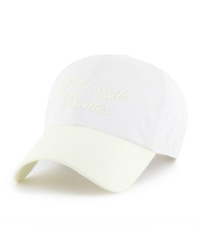 '47 Brand Женская двухцветная кепка Pittsburgh Pirates Gelato White/Yellow