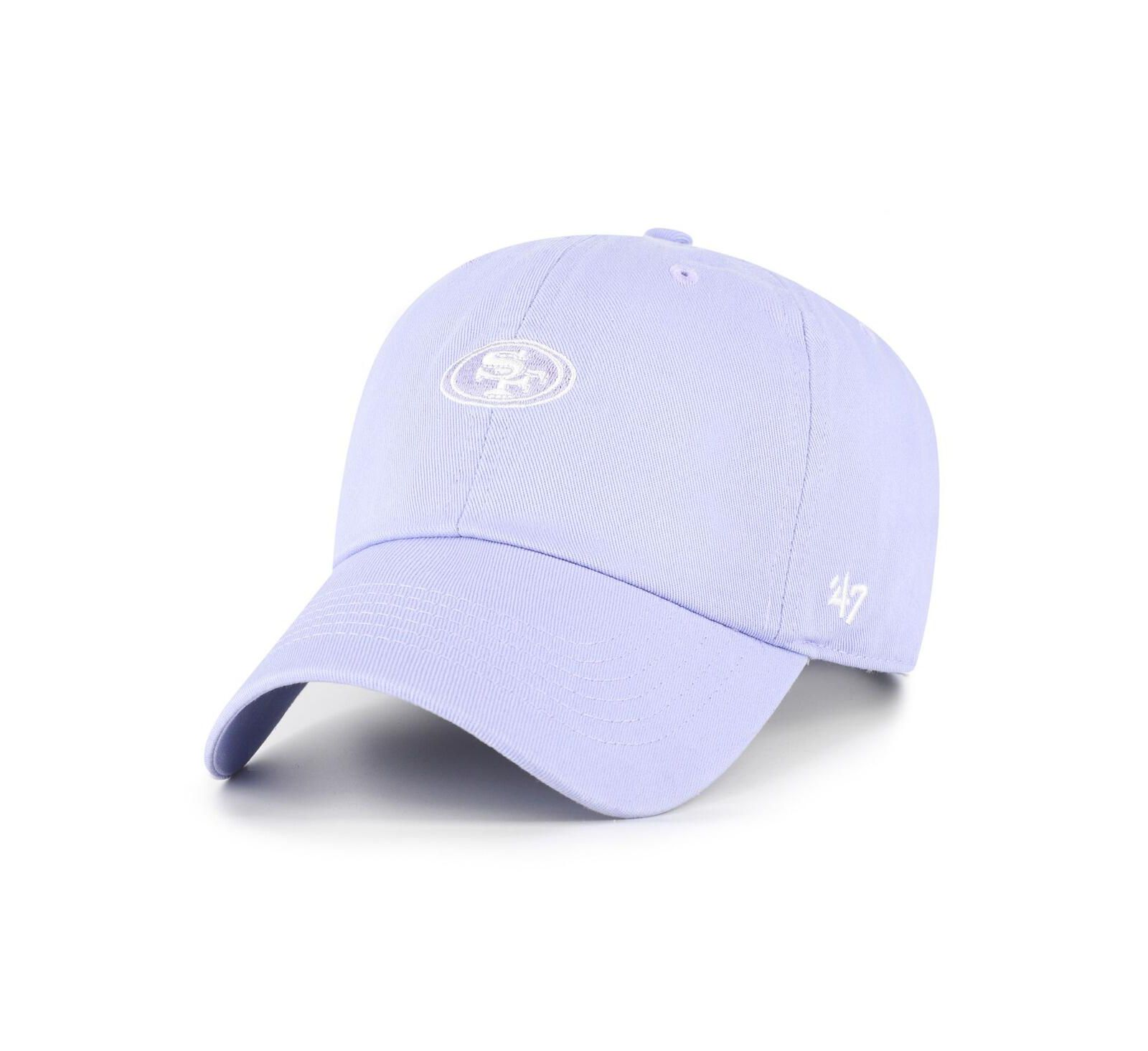 Женская бейсболка '47 Brand Purple San Francisco 49ers Base Runner Ballpark Clean Up Adjustable