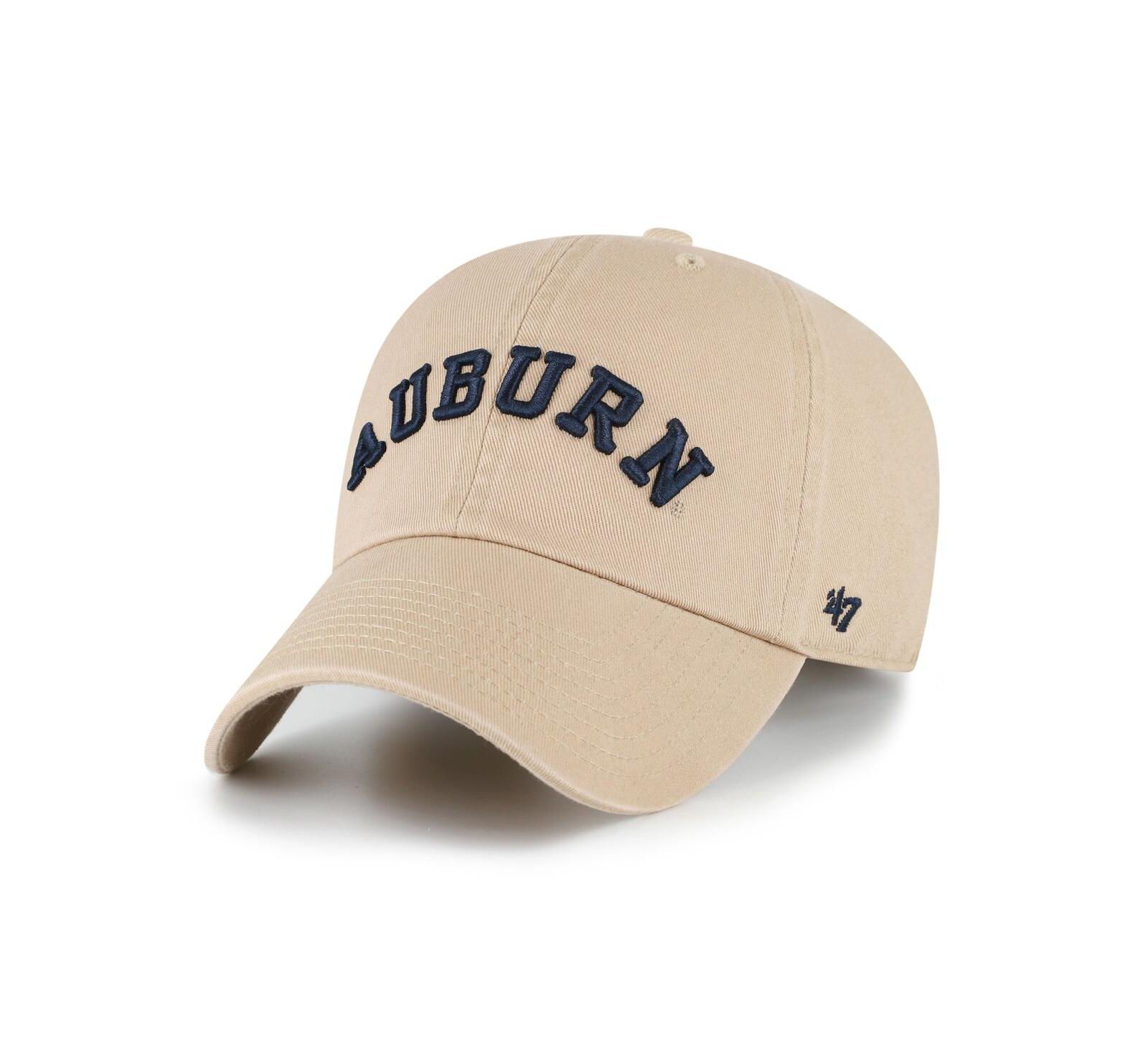 '47 Brand Men's Khaki Auburn Tigers Vault Clean Up Adjustable Hat