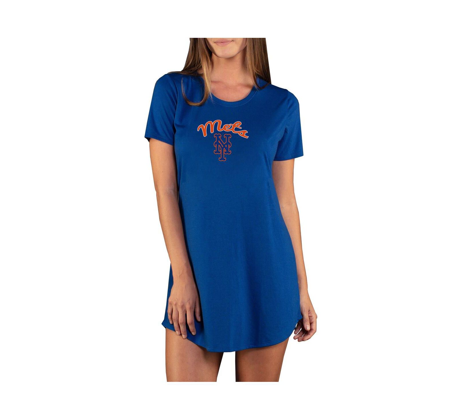 Ночная рубашка Concepts Sport Women's Royal New York Mets трикотажная