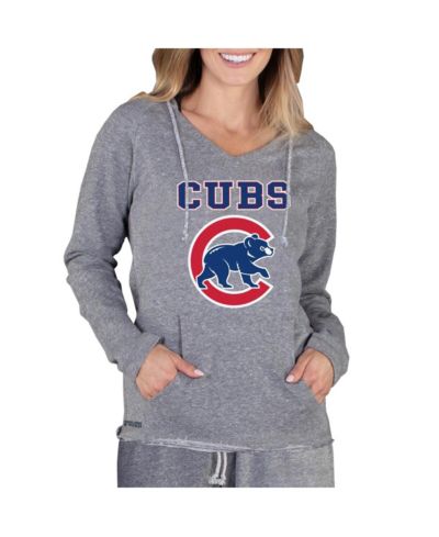 Худи Concepts Sport Women's Gray Chicago Cubs Terry Long Sleeve