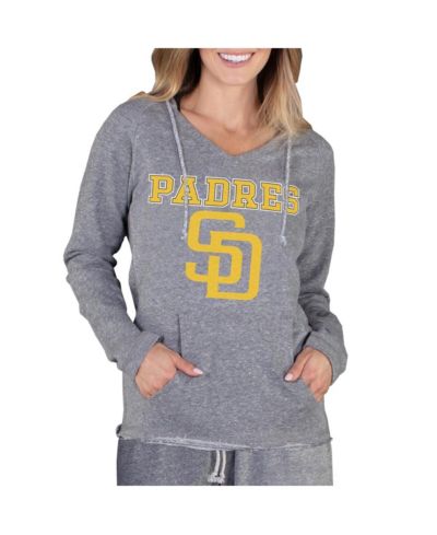 Concepts Sport Женский худи с длинным рукавом San Diego Padres Gray