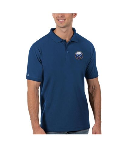 Мужская рубашка-поло Antigua Buffalo Sabres Legacy Pique, королевский синий
