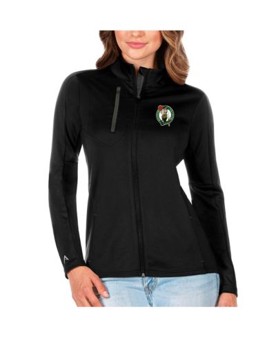 Antigua Women's Black Boston Celtics Generation Full-Zip Jacket