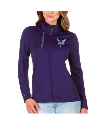 Женская куртка Antigua Charlotte Hornets Generation Full-Zip, фиолетовая