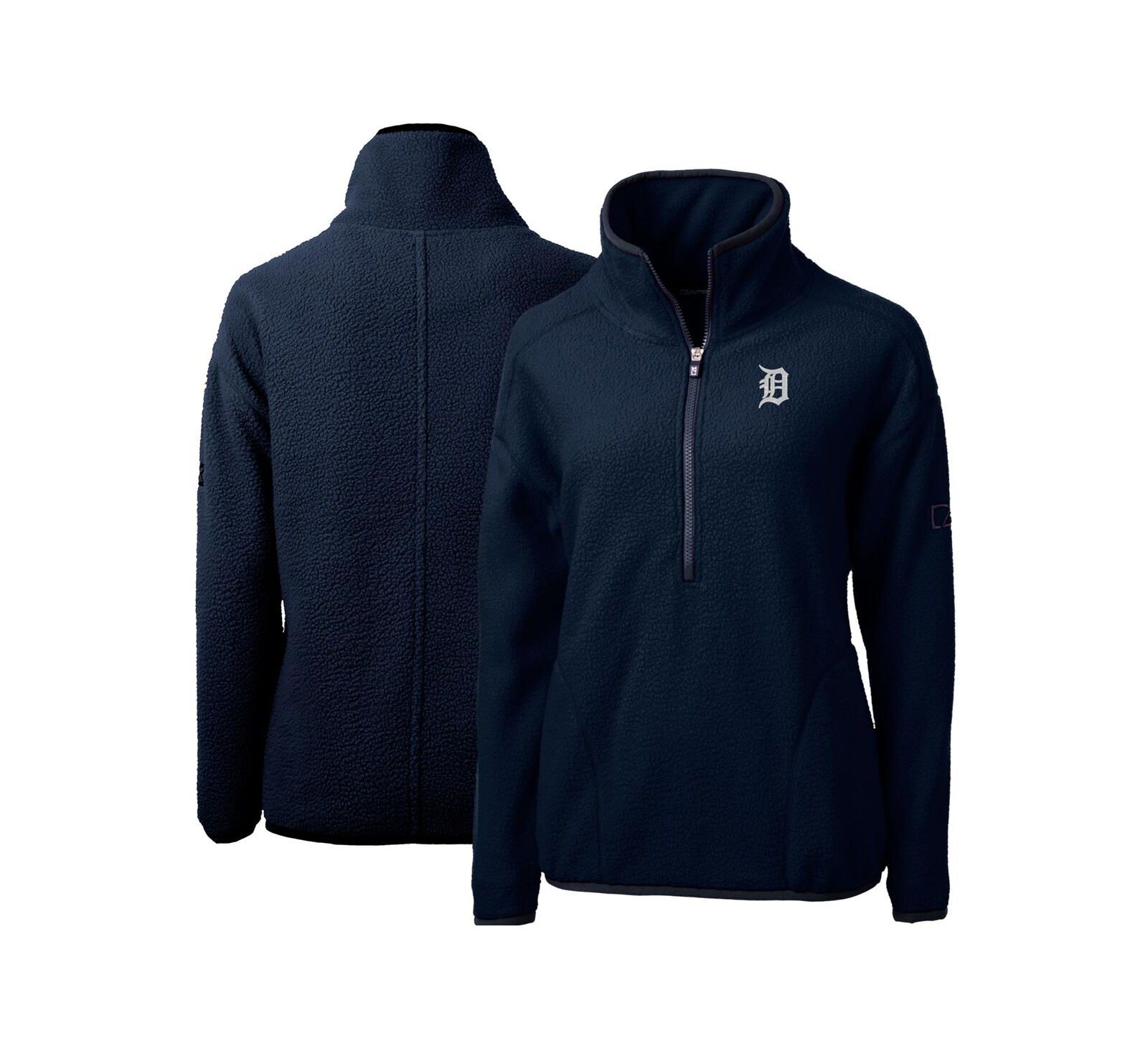 Cutter & Buck куртка на молнии из флиса Sherpa, женская, Navy Detroit Tigers