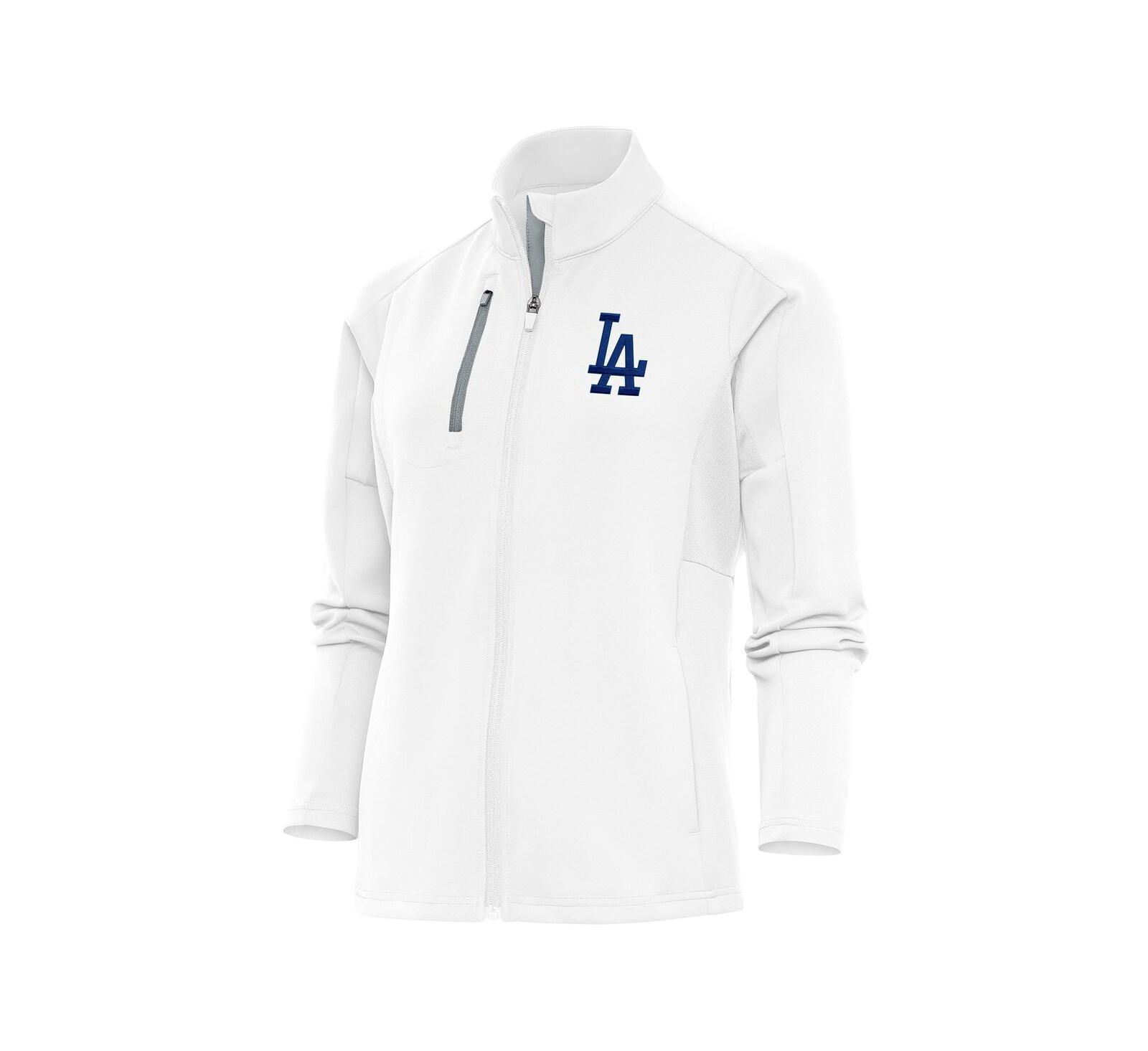 Antigua Women's White Los Angeles Dodgers Logo Generation Full-Zip Jacket