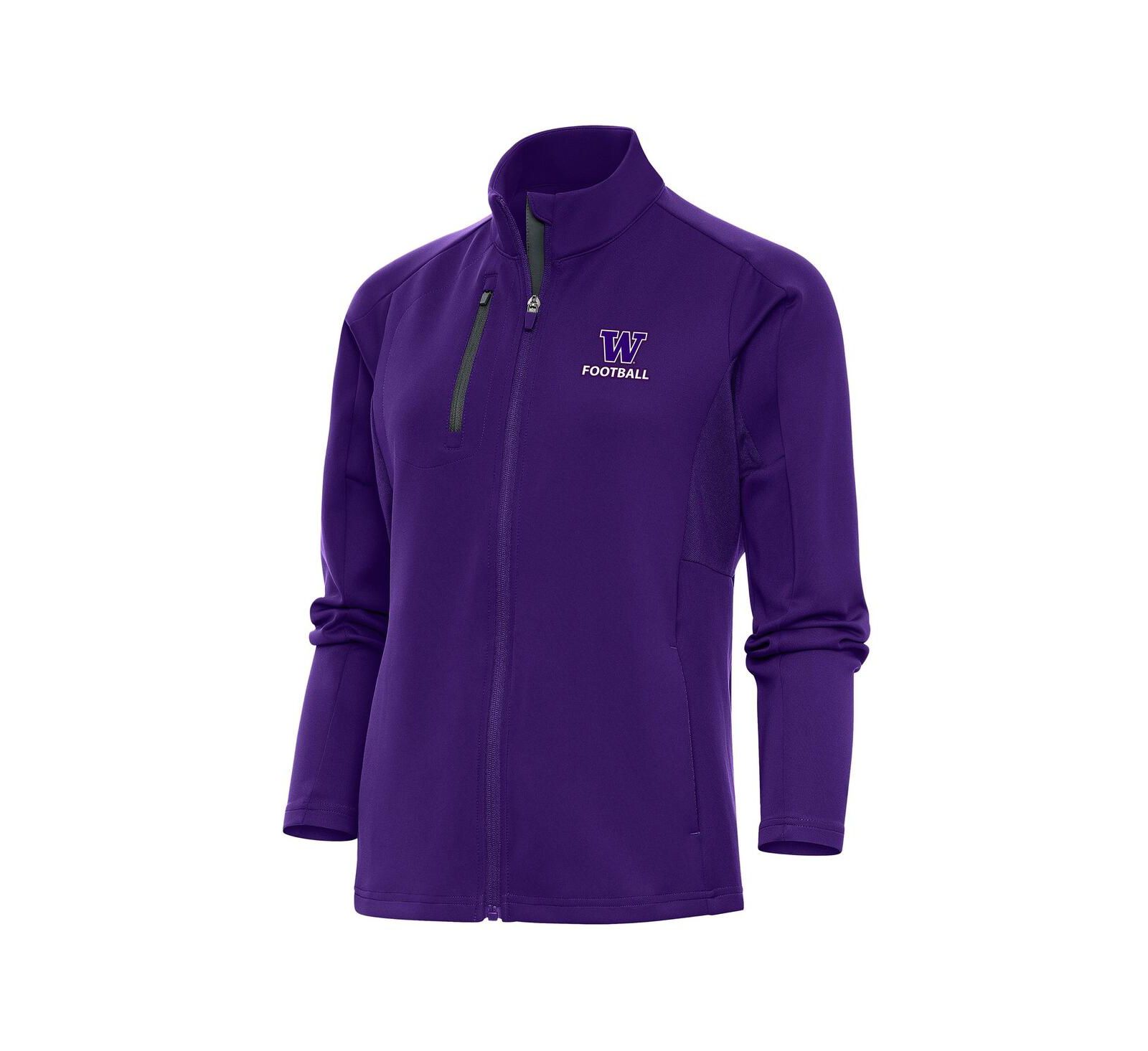 Antigua Women's Purple Washington Huskies Football Generation Full-Zip Jacket
