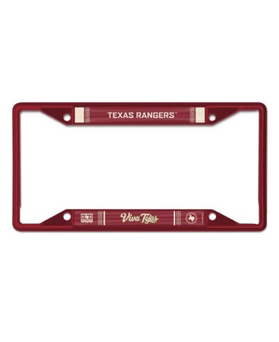 Wincraft Texas Rangers 2026 City Connect Laser Cut Metal License Plate Frame