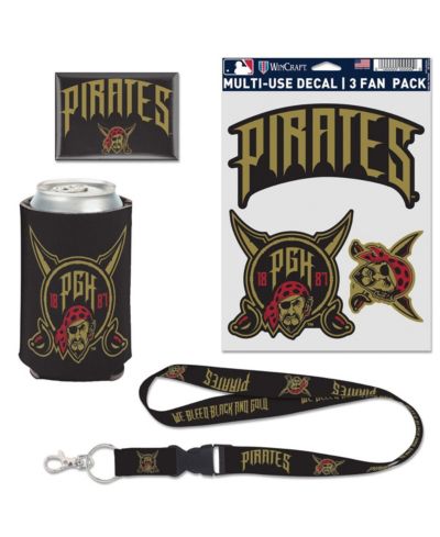 Wincraft набор фаната Pittsburgh Pirates 2026 City Connect, 4 предмета