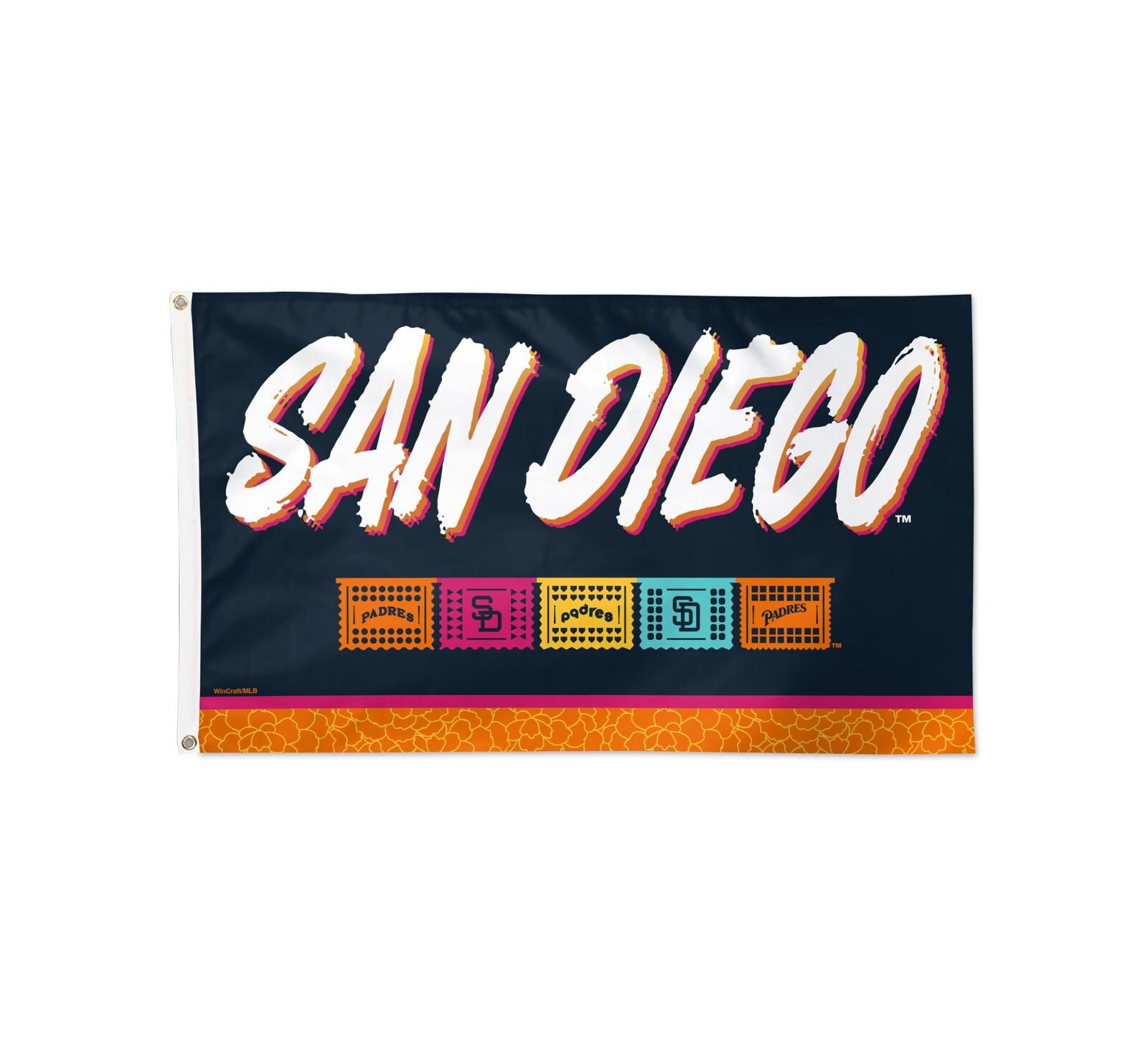 Флаг Wincraft San Diego Padres 2026 City Connect Single-Sided Deluxe 3' x 5'