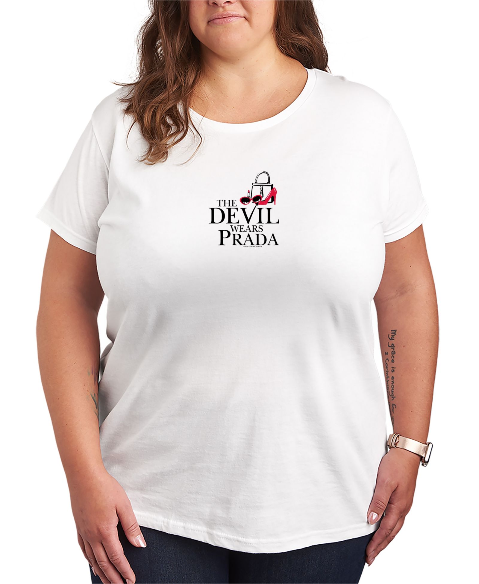 Hybrid Apparel Plus Size футболка с логотипом The Devil Wears Prada Andy's Accessories