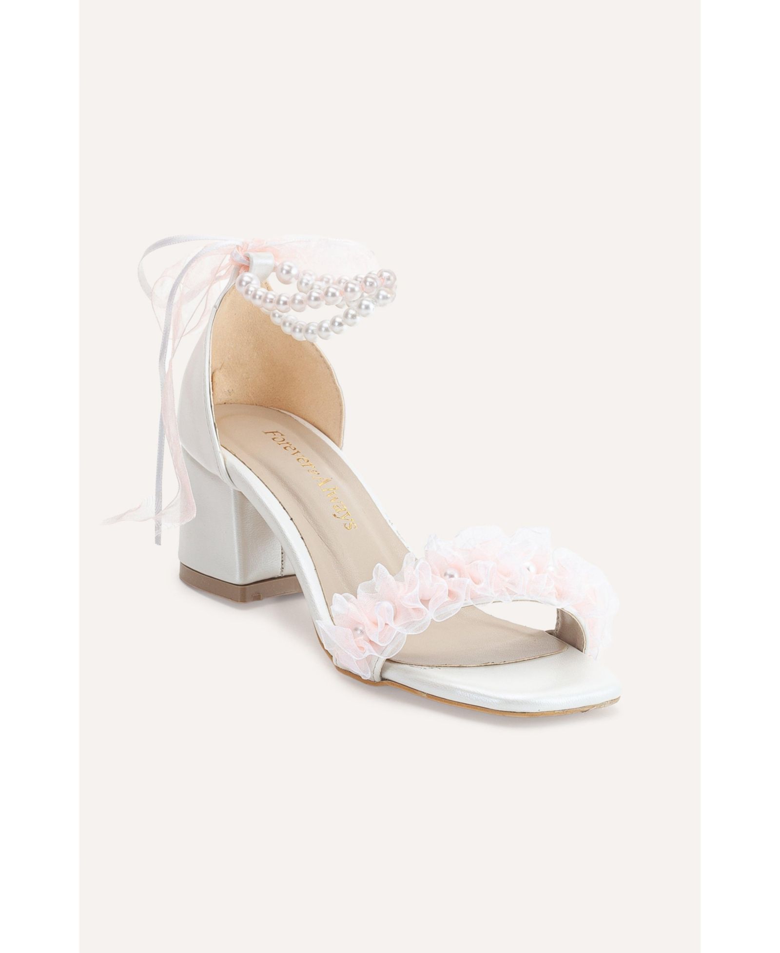 Forever & Always Shoes Женские босоножки Moana Lace Bridal с низким каблуком