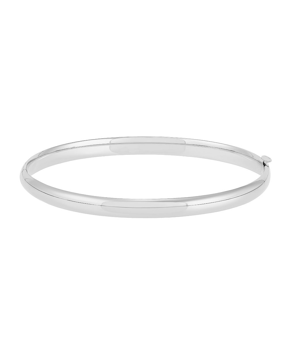 Браслет Macy's Hinge 14k White Gold