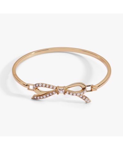 Alex and Ani Bow Pearl Coquette Tension Bangle