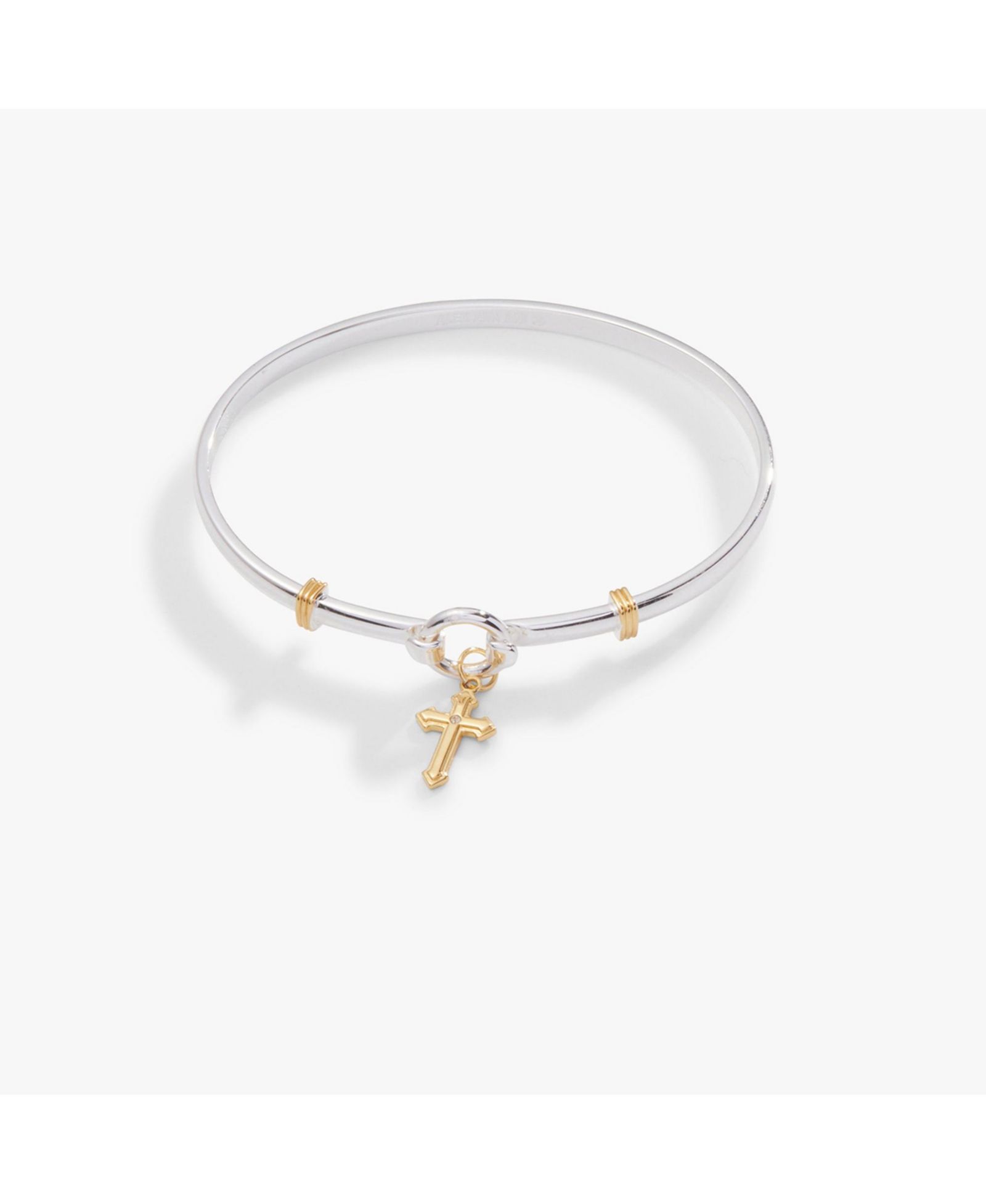 Браслет Alex and Ani Cross Clip Bangle