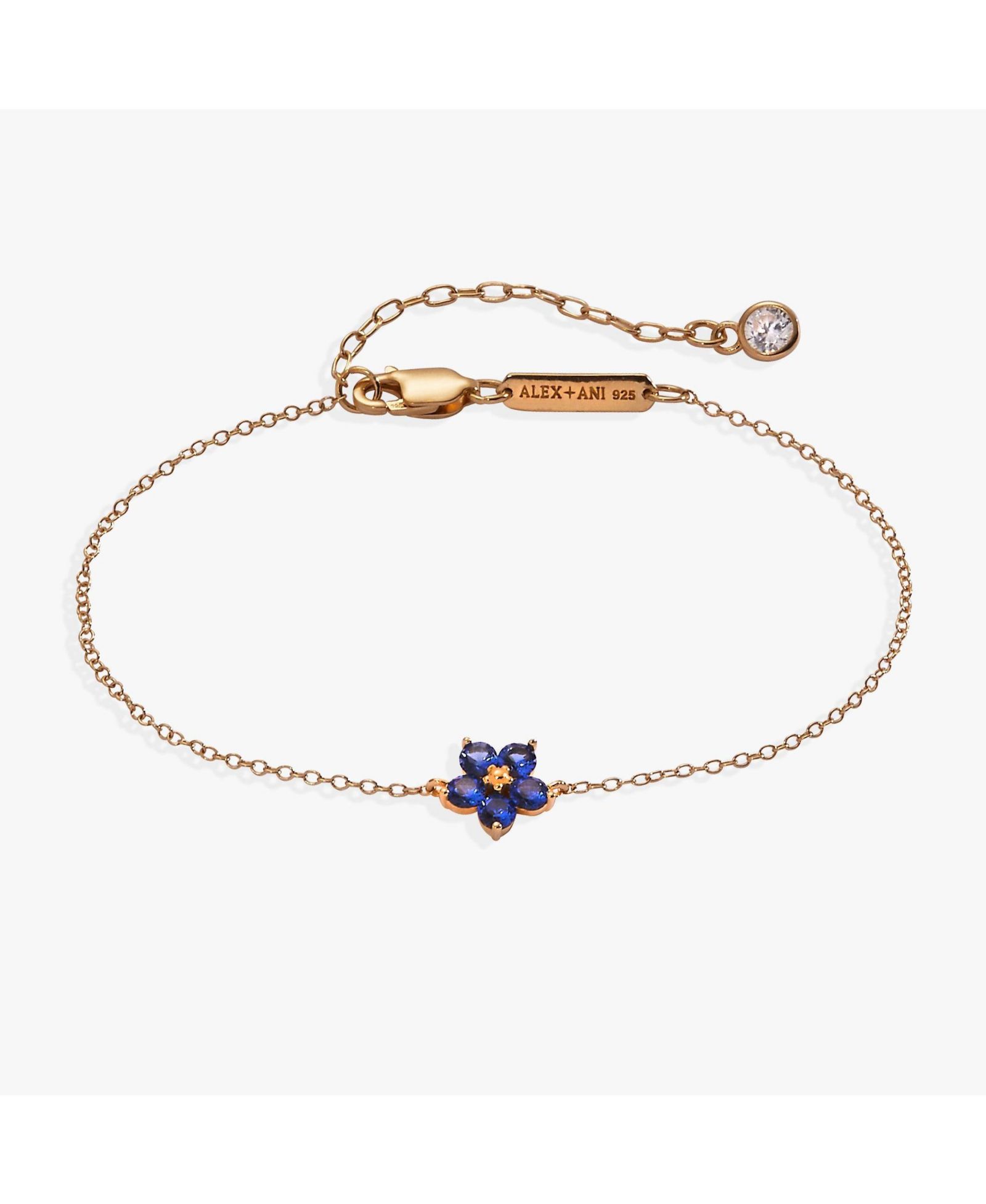 Браслет Alex and Ani Crystal Forget-Me-Not Flower