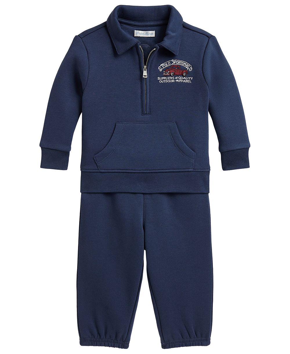 Детский флисовый комплект из свитшота и брюк Polo Ralph Lauren, 2-piece set