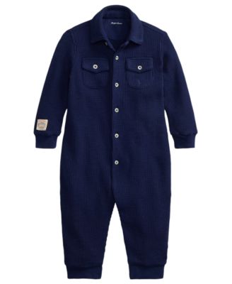 Детский комбинезон Polo Ralph Lauren Baby Boys' Waffle-Knit