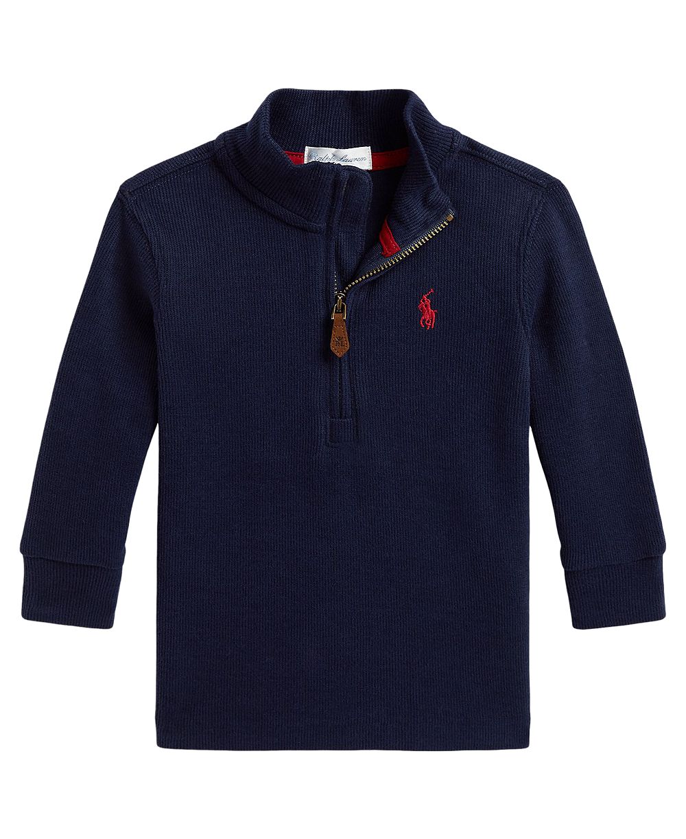 Polo Ralph Lauren Детский джемпер Estate-Rib Quarter-Zip для мальчиков