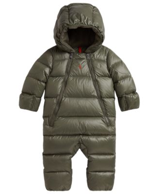 Polo Ralph Lauren Детский комбинезон Down Hooded Bunting Snowsuit для мальчиков