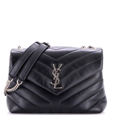 Сумка через плечо Saint Laurent Loulou из кожи Matelasse Chevron