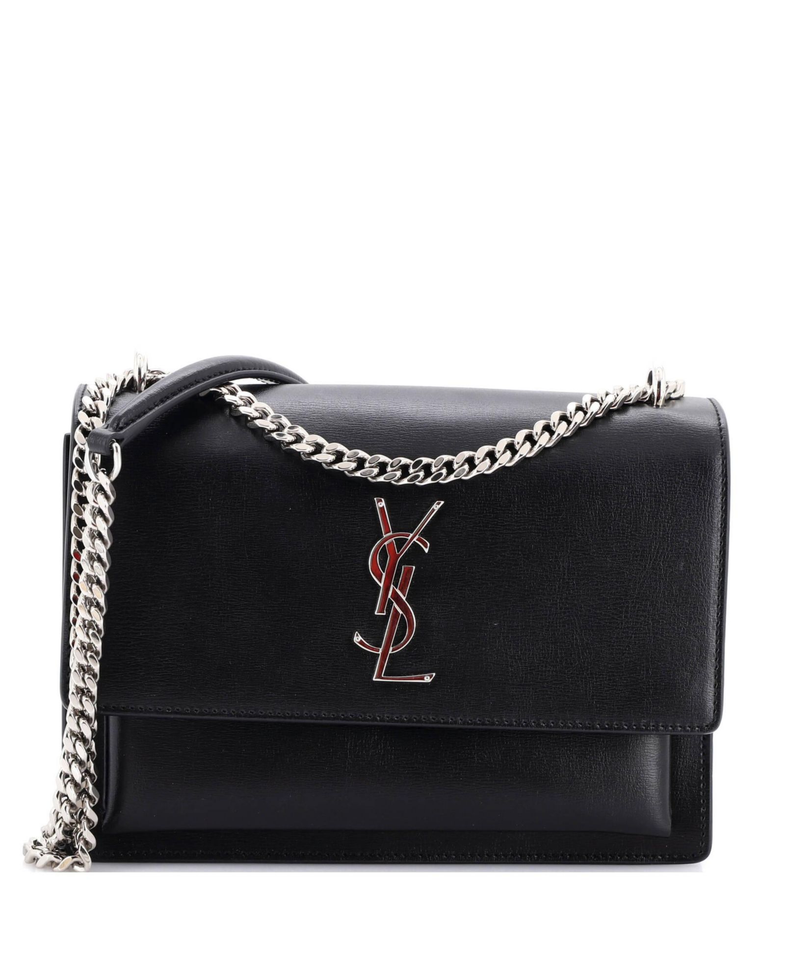 Сумка через плечо Pre-Owned Saint Laurent Sunset Leather Medium