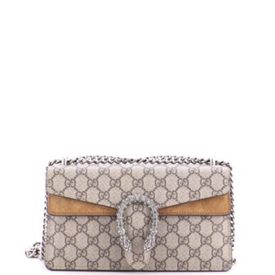Сумка Gucci Dionysus Small, полотно GG Coated Canvas с кристаллами