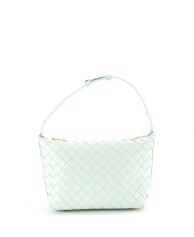 Б/у сумка Bottega Veneta Mini Wallace Shoulder Bag Intrecciato Nappa