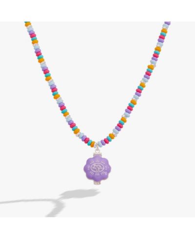 Ожерелье-медальон Alex and Ani Polly Pocket Limited Edition Pool Party Beaded Locket