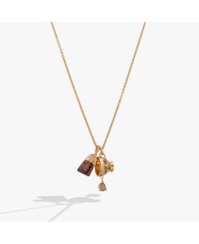 Подвеска Alex and Ani Spill the Tea' с чашкой и чайным пакетиком