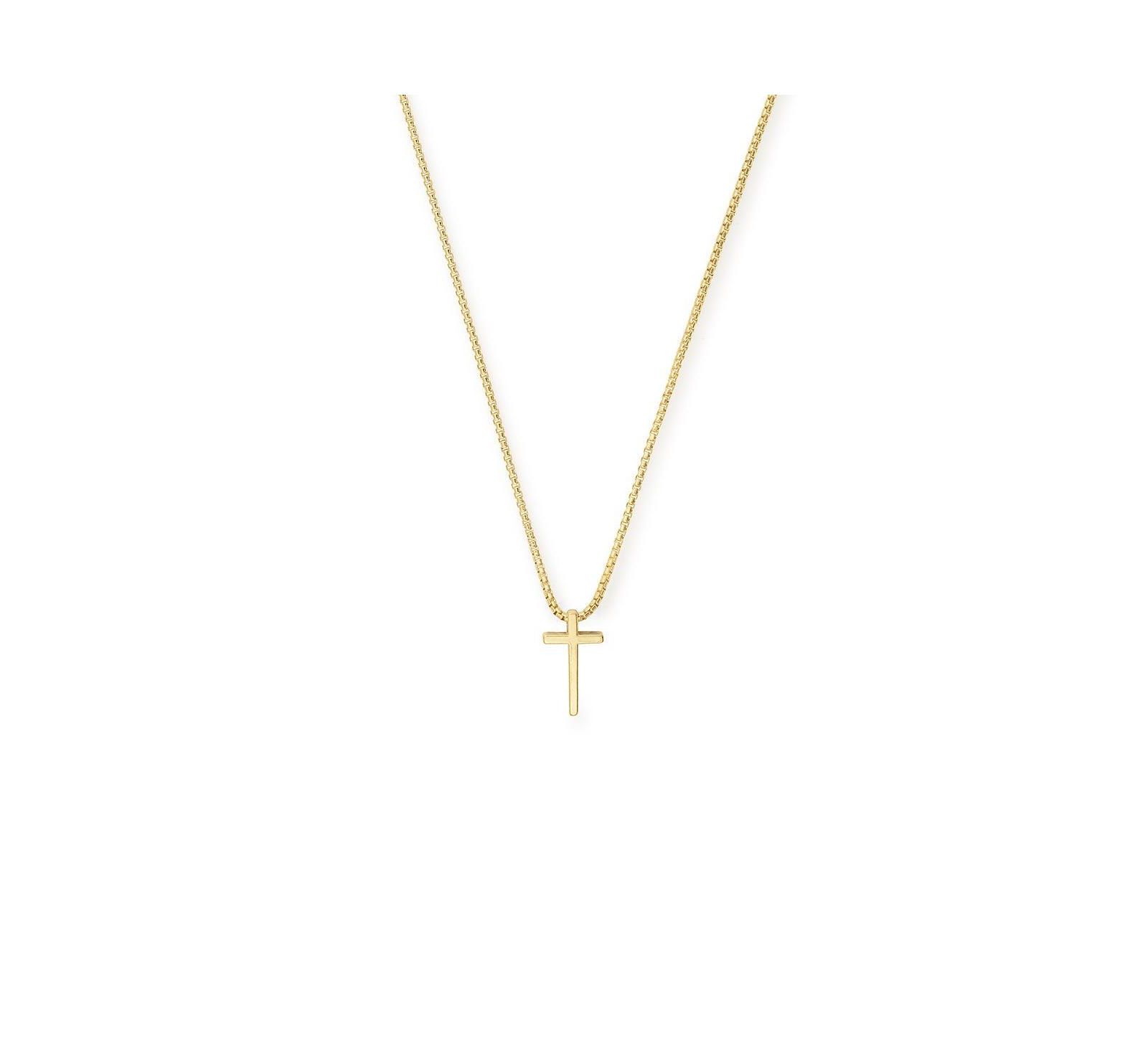 Alex and Ani кулон-крест, позолота 14 KT Gold