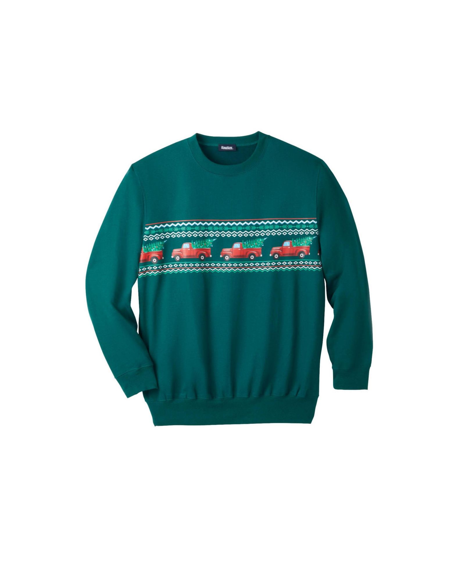 KingSize Men's Graphic Fleece Sweatshirt