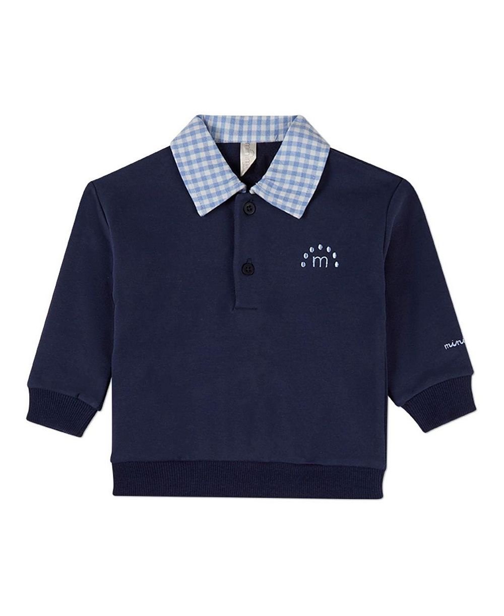 MeMoi Мальчик Gingham Collared Sweatshirt