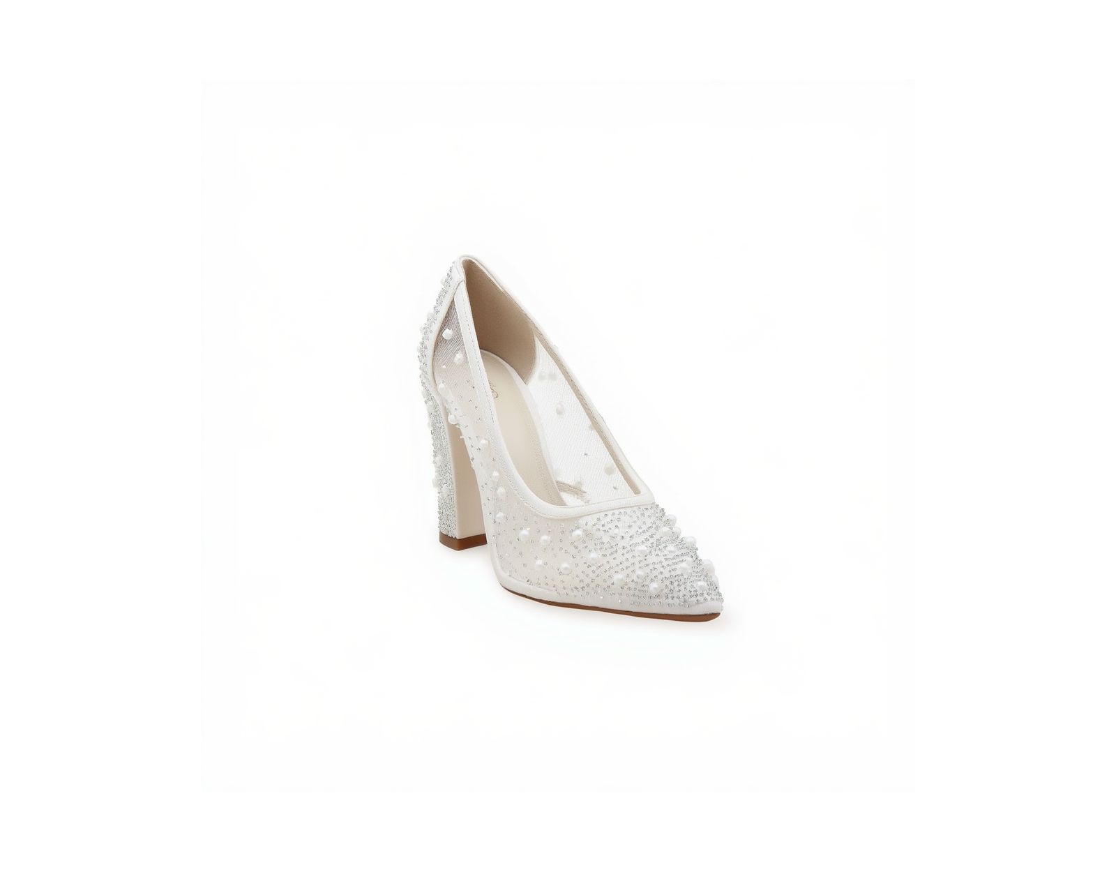 Forever & Always Shoes Women's Margaret  Ivory Lace Stiletto