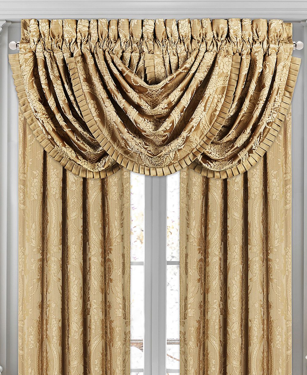 J Queen New York Napoleon Waterfall Window Valance