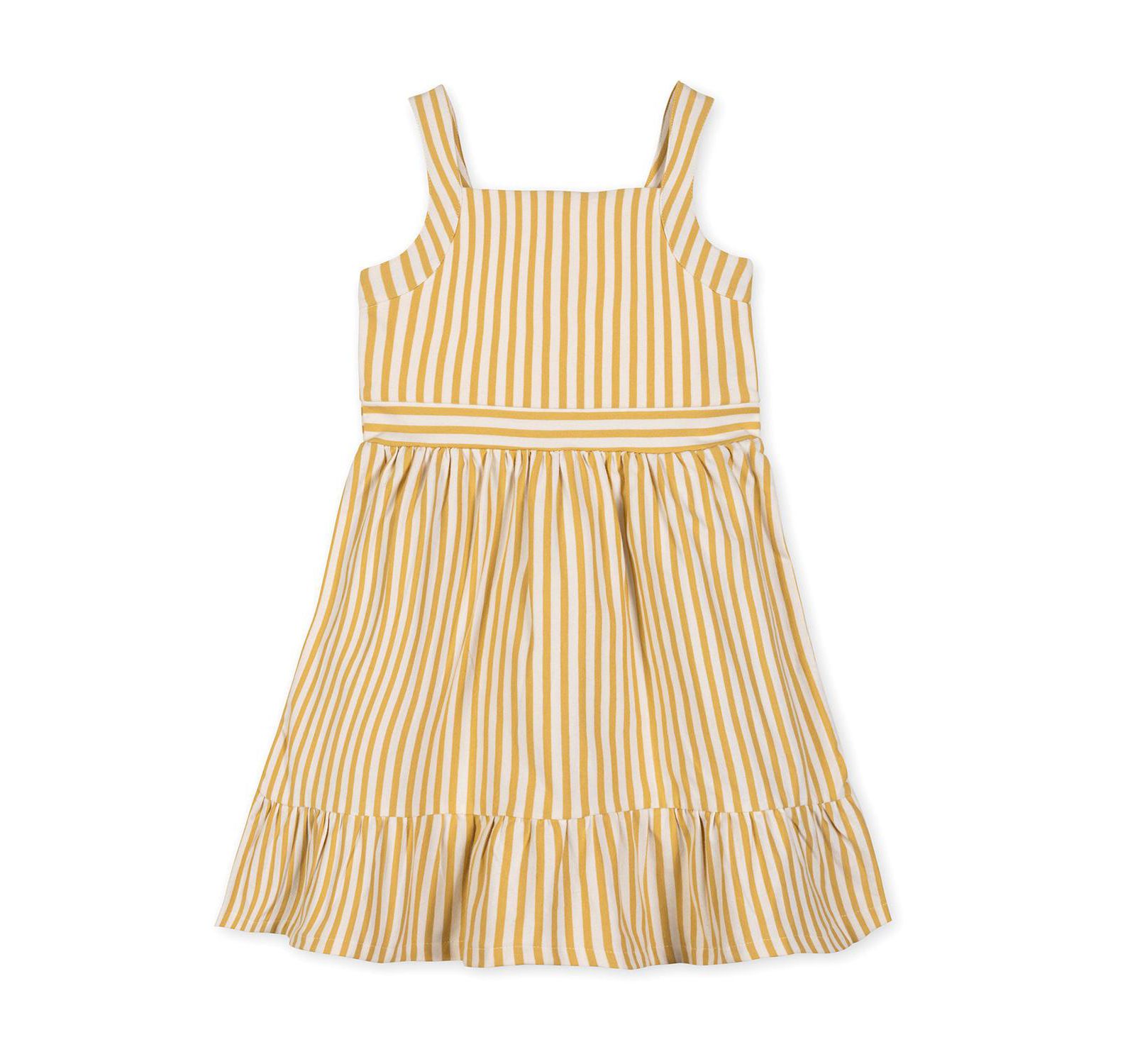 Hope & Henry Toddler Girls Hope and Henry Organic Knit Tank Sundress with Flounce