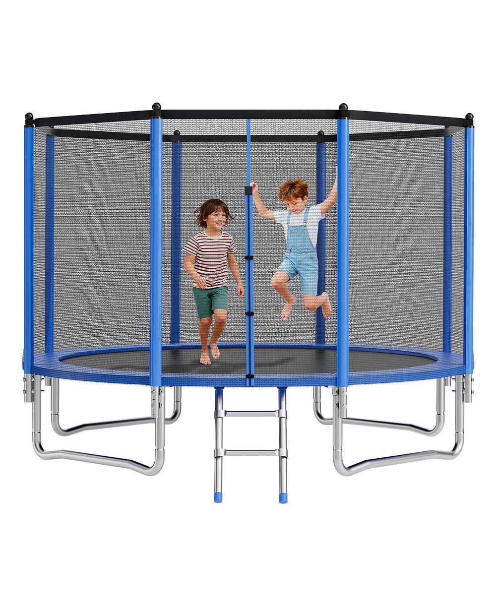 Уличный батут Mecale 12 FT с защитной сеткой, грузоподъемность 400 lbs