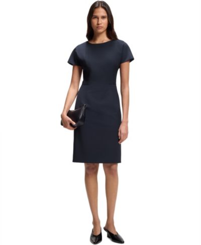 Женское платье BOSS by Hugo Boss Stretch Wool Slim-Fit