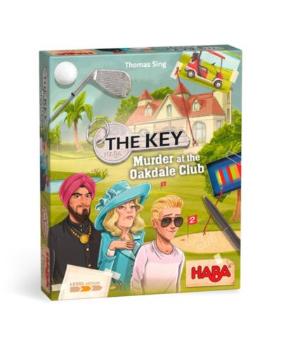 Haba The Key: Murder at The Oakdale Club Mystery Strategy Board Game, Ages 8+
